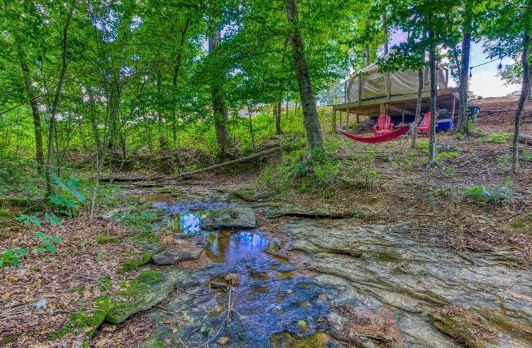 The Aries-A Stargazing, Luxury Glamping Tent Rogersville Exteriör bild